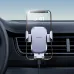 Baseus Metal Era Go Gravity Car Phone Holder Air Vent Mount Bracket with Hook 360 Rotary Universal for 4.7-7.2inch Mobile Phone