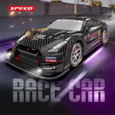 XJRC XJ-1996 RTR 1/16 2.4G 4WD Drift RC Car Mini Racing LED Light Remote Control High-Speed Motor On-Road Race Vehicle Model Boys Gifts Toys