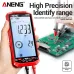 ANENG 628A Multimeter Tester 6000 Count True RMS Digital Rechargeable AC DC Voltage Current Capacitance Resistance NCV Auto-ranging High Definition Screen Adjustable