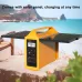 JSDSOLAR JSD013 100W 220V Portable Power Station 76.8Wh LiFePO4 Battery Solar Generator AC Outlet Modified Sine Wave for Camping Home Backup RV Travel Emergency Power Supply