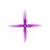 2 Pairs GEMFAN 51455 Hurricane X 4-blade Propeller 5mm Mounting Hole for RC FPV Racing Drone