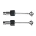 2PCS LDRC A86 A86P 1/18 RC Car Metal Drive Shaft LA0038 Drift Vehicles Models Spare Parts Accessories
