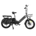 USA DIRECT COSWHEEL HQ20 Electric Bike 48V 19.2AH 750W(Peak 1300W) Motor Recommended Top Speed 25KM/H 20*2.4inch Tire 108KM Max Mileage 200KG Max Load Electric Bicycle