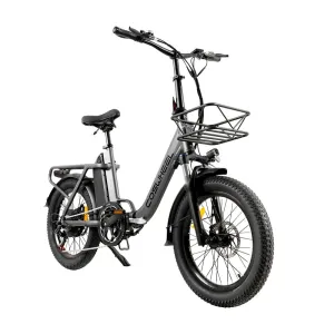 USA DIRECT COSWHEEL Y20L Electric Bike 48V 15AH 750W(Peak 1200W) Motor Recommended Top Speed 25KM/H 20*3.0 inch Tire 84KM Max Mileage 120KG Max Load Electric Bicycle