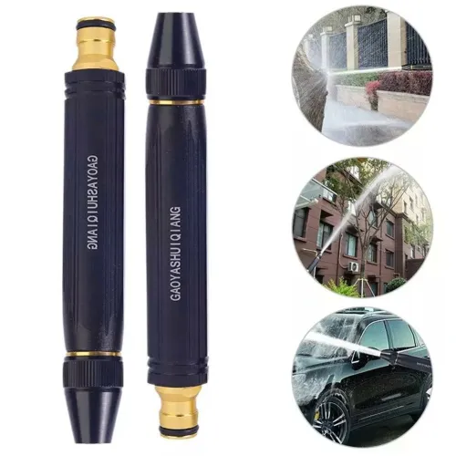 High Pressure Spray Guns Garden Hose Nozzle Sprinkler Tool Gun Foam Washing Throwing Hose Spray Water Foam Watering