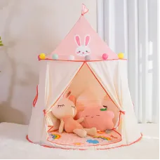 IPRee Indian Portable Play Kids Tent Indian Tent Yurt Children Indoor Outdoor Ocean Ball Pool Game Tent Castle Room House Toy