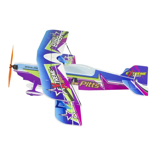 Dancing Wings Hobby E30 PITTS 450mm Wingspan PP Foam Magic Board Micro Indoor RC Airplane Biplane KIT/ KIT+Power Combo