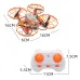 Remote Control Drone Assembly Kit Clip / Building Blocks Type DIY RC Quadcopter Aircraft Learning Flying Stem Education Toys
