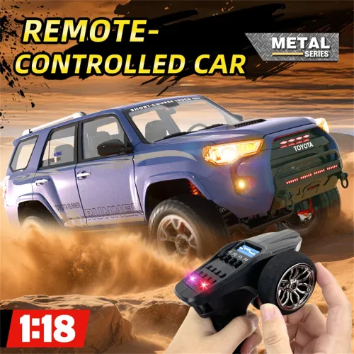 HG TRASPED HG4-209 RTR 1/18 2.4G 4WD RC Car for TOYOTA 4RUNNER Simulated Sound Exhaust System LED Light Vehicles Models Toys
