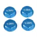 ROFUN 970141 970142 970143 Metal Locked Wheel Hub Nut 4PCS for 1/5 LT Kingmotor X2 Losi 5ive-t DDT FID RC Car Parts