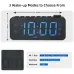 AGSIVO LED Digital Alarm Clock with FM Radio / Dual Alarm / Snooze / External USB Charging Port / Dimmable Night Light For Bedroom / Office