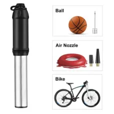WOT150PSAluminum Alloy Air Pump High-Pressure Power Waterproof 106g Lightweight Mini Hand Pump for Bike Football Air Nozzle