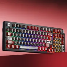 DAREU COOL98 Tri-mode Mechanical Gaming Keyboard with Volume Knob RGB Light Gasket Structure SOCD 1ms Game Delay 8000mAh Battery E-sports Gamer Keyboards