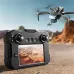 XKJ KAI TWO 249g GPS 5G WiFi FPV with 4K ESC HD Dual Camera 3-Axis Mechanical Gimbal 5.6" Touchable LCD Screen Controller 360 Obstacle Avoidance Brushless Foldable RC Drone Quadcopter RTF