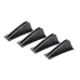4pcs Universal Lower Rear Body Bumper Diffuser Shark Fin Diffuser Lip Splitter Shark Fins Trim