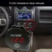 LED Digital Voltmeter 12V Waterproof Voltmeter Battery Tester with Digital Touch Display Panel for Car and Marine