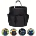 600D Oxford Cloth Tool Organizer Bag 17L Foldable Storage Basket with 6 Compartments Zipper Drawstring Carry Handle for Gardening and Travel