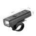 BIKIGH400LM Smart Light Sensor Bicycle Headlight with Digital Display 2000mAh Type-Charging 4 Light Modes Waterproof Bike Front Light for Outdoor Night Cycling Safety