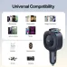 Baseus PrimeTrip VR2 30W 2-Port USB Car Charger Come with Type-C Retractable Cable Fast Charging 360 Rotation for iPhone 17 17Pro 16 15 Pro Max for Huawei Mate XTs for Xiaomi 17pro for VIVO for OPPO