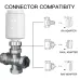 MoesHouse TV02/TV05 Tuya ZigBe Radiator Actuator Valve Smart Thermostat Temperature Controller External Sensor TRV Voice Control Alexa Google Assistant