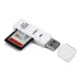 DM-HC32 2 IN 1 Card Reader USB3.0 to SD/TF Memory Card Reader High Speed Smart Card Reader Adapter for PC Laptop Accessories
