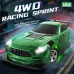 3601/3602/3603/3604 RTR 1/64 2.4G 4WD Drift RC Car Mini LED Light Remote Control High-Speed Motor On-Road Racing Desktop Vehicle Model Boys Gifts Toys