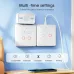SMATRUL Tuya Wireless WiFi RF433 Smart Home Wall-mounted Light Switch Touch Panel Control Switches Timing Function Remote APP Control Voice Control with Alexa Google Assistant Yandex Tmall Genie
