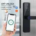 WAFU WF-H6 Tuya bluetooth Digital Electronic Lock Smart Door Lock Fingerprint/Card/Password/Key Unlock Security Anti-theft Smart Home Hotel Office