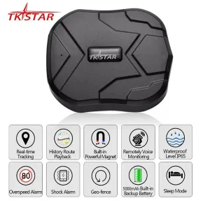 TKSTAR TK905 Vehicle GPS Tracker 5000mAh 90 Days Standby 2G Car GPS Locator Waterproof Built-in Powerful Magnet Voice Monitor Free Web APP