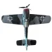 QF013 FW-190 Brushless 350mm Wingspan 2.4GHz 4CH 6-Axis Gyro One Key Aerobatics EPP RC Airplane Fixed Wing Warbird RTF