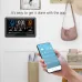 Tuya WIFI Smart Weather Station Color Screen APP Control Weather Alarm Clock Indoor and Outdoor Temperature Humidity Meter FJ3390TY
