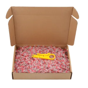 Solder Seal Heat Shrink Waterproof Butt Wire Connectors Terminals Electrical Copper with Soldering Sleeve Bullet ConnectorButt Wire Connectors Terminals Electrical Copper with Soldering Sleeve Bullet Connector