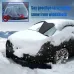 Car Rear Windshield Snow Cover 4-Layer For Winter Snow Frost Removal With Magnetic Edge And Windproof Belt Waterproof Dustproof Privacy for Seden