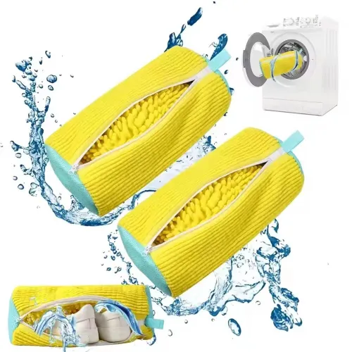 2PCS Shoe Washing Machine Wash Bag Laundry Wash Bag Universal for Sneakers Casual Shoes