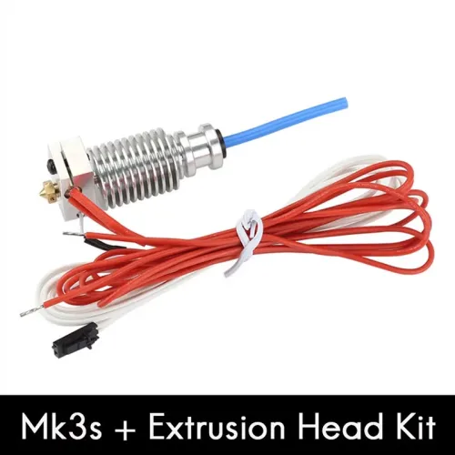 3D Printer Parts Prusa MK3S+ Extruder Nozzle Heating Kit High Temperature Resistance All-Metal Throat Brass Nozzle CNC Heating Block