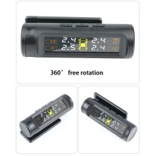 High-Precision Wireless Tire Pressure Monitor System 360 Rotatable 433.92 MHz Hidden Tire Pressure Monitor Car Tire TPMS Display