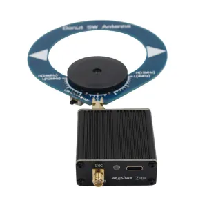 High-Impedance Amplifier 1M Input 50 Output 0dB Gain 300MHz Bandwidth Long-Lasting Battery Universal Compatibility Ideal for SDR HackRF One Donut Antenna Mini Loop Radio Reception