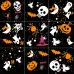 16 Patterns Halloween Atmosphere Decoration Light Halloween Projection Lamp LED Fantasy Light With Dynamic Pumpkin Skull Spider Witch Hat Bat Ghost Suitable For Home Bedroom Party Halloween Holiday Decoration