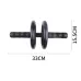 AB Roller Abdominal Tonifying Wheel Muscle Trainer Exercise Roller for Body Shaping Abs Core Workout Home Gym Fitness Equipment