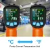 MESTEK Advanced Infrared Thermometer IRO2C Wide Temperature Range (-50C to 800C) Adjustable Emissivity 12-Point Laser Inverted Color Screen HD Backlight Accurate Measurements Ideal for Industrial HVAC and Home Use