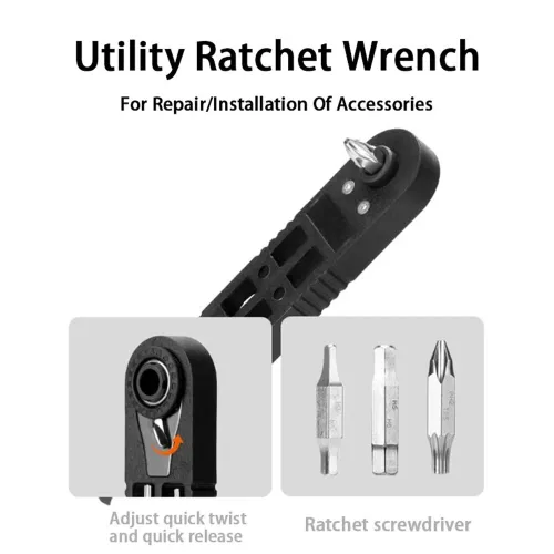 IPRee Bicycle Wrench Kits MTB Road Bike Tool Sets Multifunctional Portable Multi-Purpose Repairing Tire Ratchet Wrench Nut Tire Lever