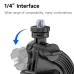 C16 AI Smartphone Gimbal Stabilizer with Auto Face Tracking 360 Rotation Anti-Shake Portable Quadrapod Remote Control for Vlog YouTube TikTok Live Streaming