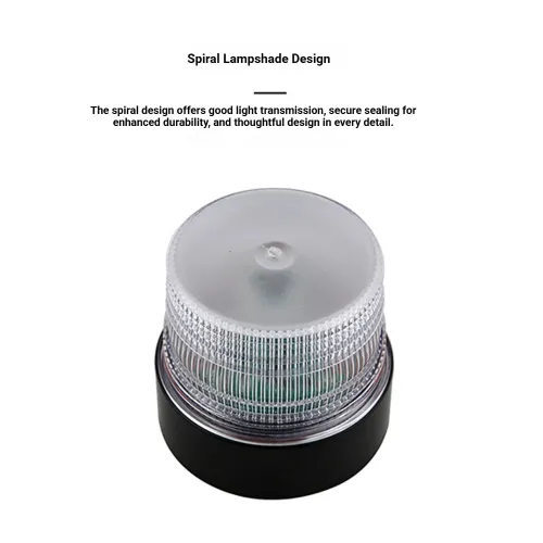 Wireless Remote Control LED Flash Warning Light High Visibility Strong Magnetic Mount Waterproof Signal Light