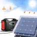 UDirect FlashFish 50W 18V Portable Solar Panel Foldable Solar Charger for Camping Power Generator SP50W