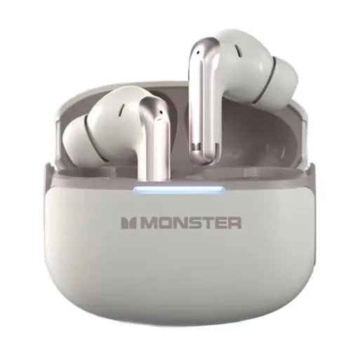 Monster D02 TWS Earbuds Wireless bluetooth V6.0 Earphone 4-Mic ENC Call Noise Cancelling 13mm Drivers 24H Playback Low Delay Sports Headphones
