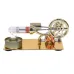 K211 Hot Air Stirling Engine Model Electricity Generator with Colorful LED Physics Experiment Science Education Toys