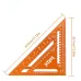 Aluminum Alloy Carpenter Precision Woodworking Triangle Measuring Ruler Rafter Square Measuring Layout Tool Multi-angle Woodworking Scriber Circle Drawing Metric Scale