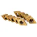10pcs DCMT070204 Carbide Inserts with 4pcs 12mm Lathe Boring Bar Turning Tool Holder
