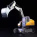 Y1803 1/20 13CH 2.4G RTR Alloy RC Excavator Car Vehicle Model With Colorful Lights Music Effects Spray for Children