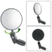 2pcs Bicycle Rear View Mirror Adjustable 360 Rotatable Convex Lens 360 Rotatable Handlebar Safety Mirror For MTB And Road Bike Reflector